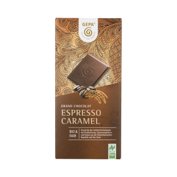 Bio Espresso Caramel NL Fair 100g Schokolade 38% Cacao