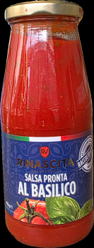 Salsa Pronta al Basilico 410g
