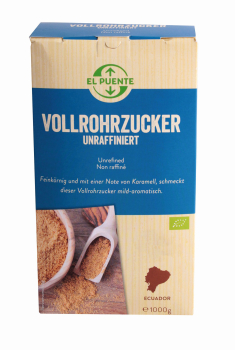 Brauner Vollrohrzucker Bio 1000g