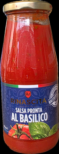 Salsa Pronta al Basilico 410g