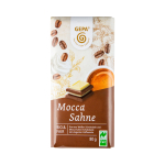 Mocca Sahne Schokolade 80g Bio