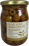 Olive verdi denocciolate in salamoia